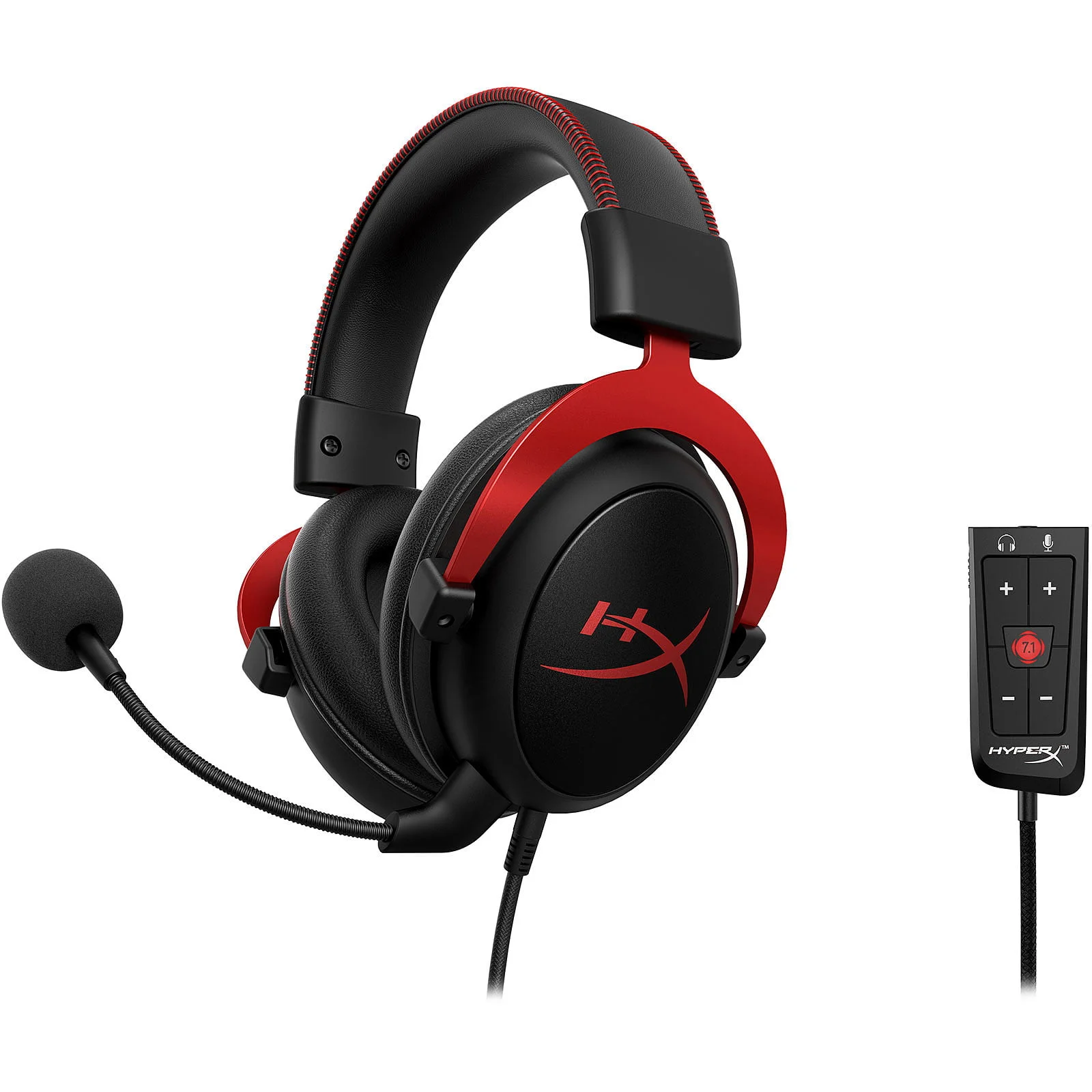 CASQUE GAMING HYPER X CLOUD II RED